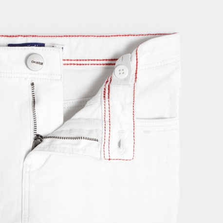 Okaidi Pantalon slim bi-stretch vert garcon