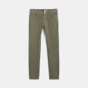 Okaidi Pantalon slim bi-stretch vert garcon