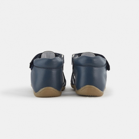 Obaibi Sandales cuir multibrides
