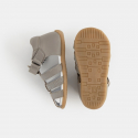 Obaibi Sandales cuir multibrides