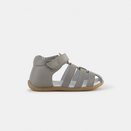 Obaibi Sandales cuir multibrides