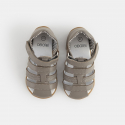 Obaibi Sandales cuir multibrides