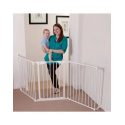 Πόρτα ασφαλείας Dreambaby® Discovery 3 Panel White 74,5-195 cm