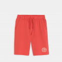 Okaidi Bermuda en molleton rouge Garcon