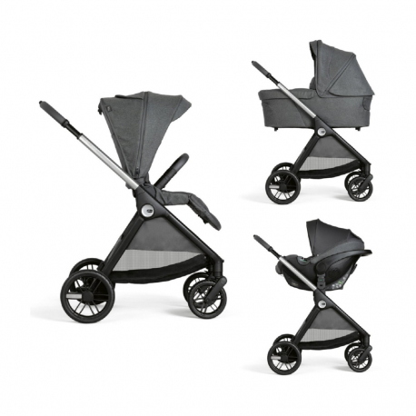 Καρότσι Chicco Trio Bellagio Black Satin