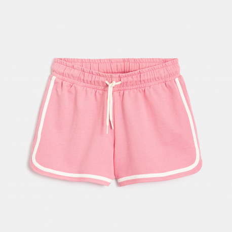 Okaidi Short en molleton rose bonbon Fille