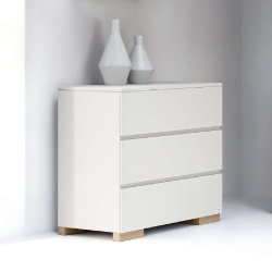 Βρεφική Συρταριέρα Casababy Stars Ecru/Cappuccino