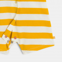 Obaibi Combi courte zebre raye jaune bebe garcon