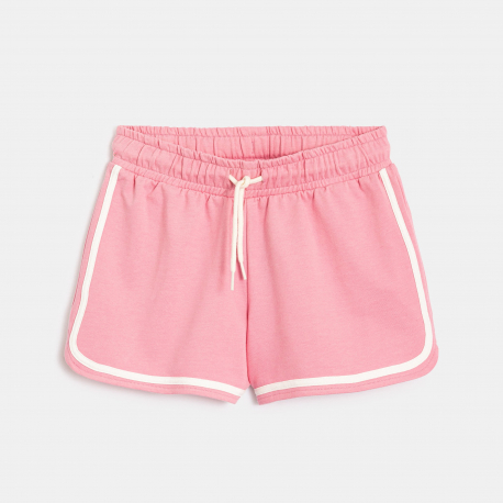 Okaidi Short en molleton rose bonbon Fille
