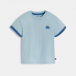 Obaibi T-shirt από μακό μπλε για μωρά αγοράκια
