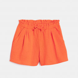 Okaidi Short souple en jersey fantaisie bleu marine Fille