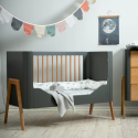 Κάγκελο μετατροπής σε παιδικό κρεβάτι Troll Nursery Torsten Seal Grey
