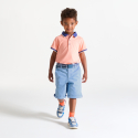 Okaidi Bermuda chino ceinture beige Garcon