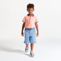 Okaidi Bermuda chino ceinture beige Garcon