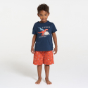 Okaidi Pyjama d"ete 2 pieces en jersey orange Garcon