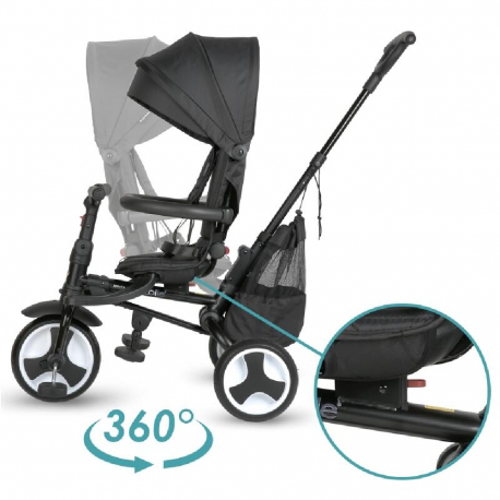 Τρίκυκλο ποδήλατο Coccolle Spectra Plus Jet Black