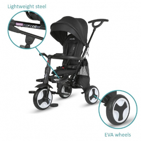 Τρίκυκλο ποδήλατο Coccolle Spectra Plus Jet Black