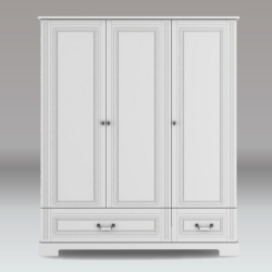 Ντουλάπα 3 φύλλων Bellamy Ines Elegant White