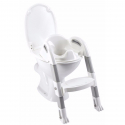 Kάθισμα τουαλέτας με σκαλάκι Thermobaby Kiddyloo Grey