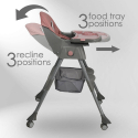Καρέκλα φαγητού 2 σε 1 Bebe Stars Comfy Apple