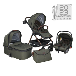 Σύστημα μεταφοράς Bebe Stars Nammas 3in1 Olive