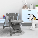 Καρέκλα φαγητού Bebe Stars Milk Grey