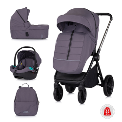Σύστημα μεταφοράς Chipolino Encanto 3in1 Cloud Grey
