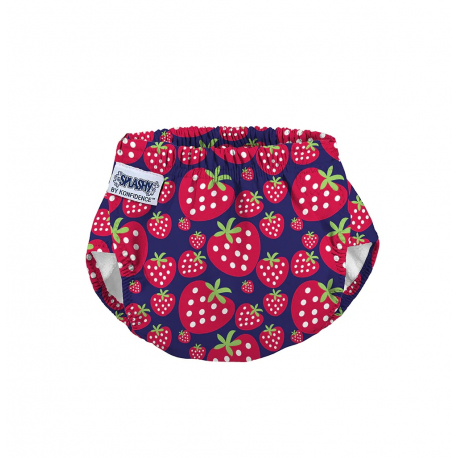 Πάνα-μαγιό Konfidence™ Splashy™ AquaNappy e-Flex™ Strawberry Red/Navy One Size