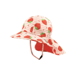 Καπέλο με αντηλιακή προστασία Zoocchini™ Strawberry 6-24 μηνών