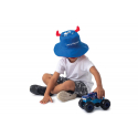 Καπέλο διπλής όψης βαμβακερό FlapJackKids Monster/Car 6-24 μηνών