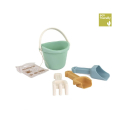Σετ παιχνίδια παραλίας Miniland Eco Cool με κουβαδάκι 13 cm
