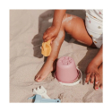 Σετ παιχνίδια παραλίας Miniland Eco Warm με κουβαδάκι 13 cm