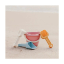 Σετ παιχνίδια παραλίας Miniland Eco Warm με κουβαδάκι 13 cm