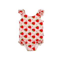 Μαγιό ολόσωμο Zoocchini™ Strawberry 3 ετών