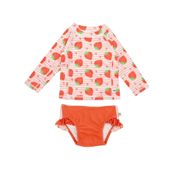 Σετ μπλούζα και μαγιό Zoocchini™ Strawberry 4 ετών