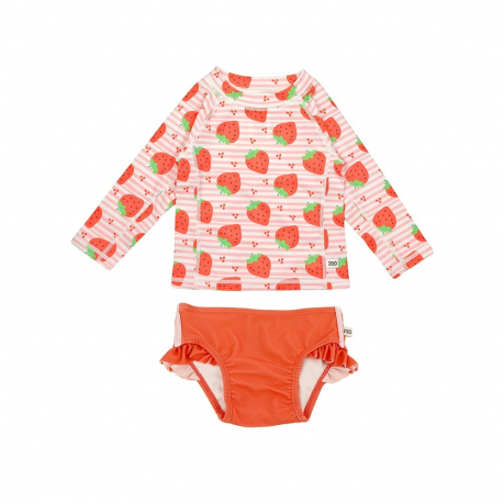 Σετ μπλούζα και μαγιό Zoocchini™ Strawberry 4 ετών