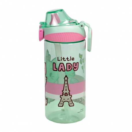 Παγούρι Tritan με καλαμάκι 450ml GIM Disney Marie