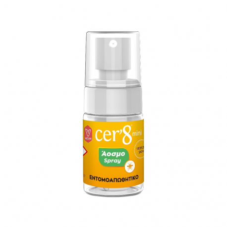 Άοσμο εντομοαπωθητικό σπρέι Cer&#039;8® Mini 30 ml