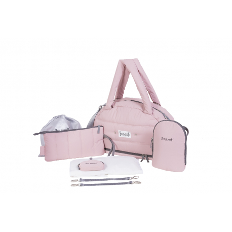 Τσάντα - αλλαξιέρα Baby On Board Paris Tote Bag Doudoune Rose
