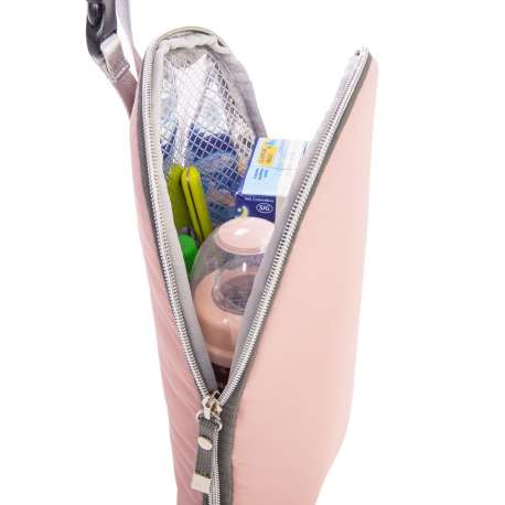Τσάντα - αλλαξιέρα Baby On Board Paris Tote Bag Doudoune Rose
