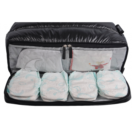 Τσάντα - αλλαξιέρα Baby On Board Paris Tote Bag Doudoune Black