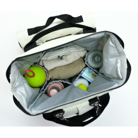 Τσάντα - αλλαξιέρα πλάτης Baby On Board Paris Backpack Camille Ivory
