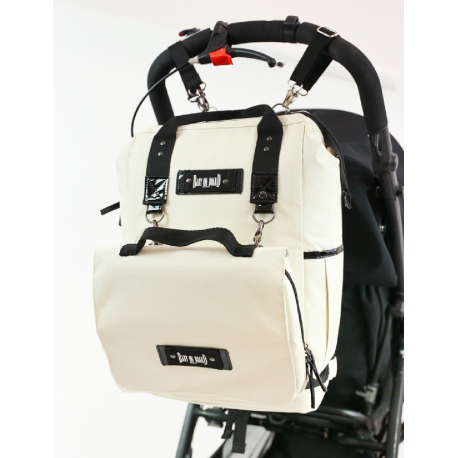 Τσάντα - αλλαξιέρα πλάτης Baby On Board Paris Backpack Camille Ivory