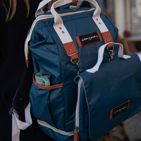 Τσάντα - αλλαξιέρα πλάτης Baby On Board Paris Backpack Camille Ocean