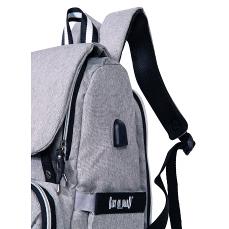 Τσάντα - αλλαξιέρα πλάτης Baby On Board Paris Backpack Freestyle Chicago