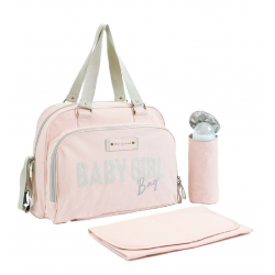 Τσάντα - αλλαξιέρα Baby On Board Paris Tote Bag Simply Vintage Pink