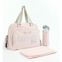 Τσάντα - αλλαξιέρα Baby On Board Paris Tote Bag Simply Vintage Pink