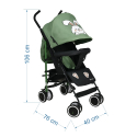Καρότσι Bebe Stars Buggy Bunny Olive