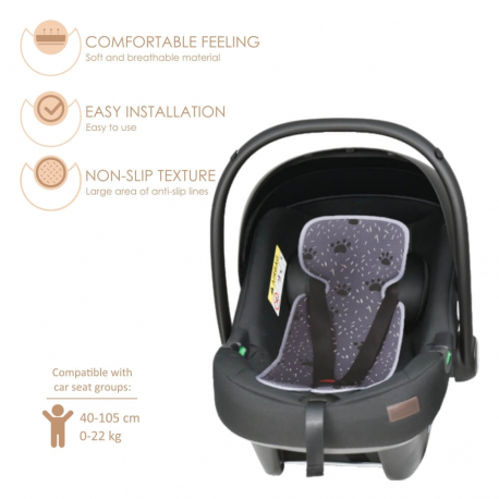 Αντιδρωτικό κάλυμμα βρεφικού καθίσματος αυτοκινήτου 0+ Bebe Stars Foot