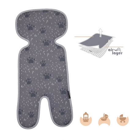 Αντιδρωτικό κάλυμμα βρεφικού καθίσματος αυτοκινήτου 0+ Bebe Stars Foot